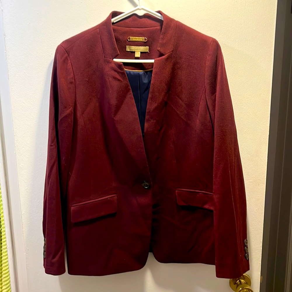 Talbots Fabric Woven In Italy Womens Suit Jacket Blazer Size 10 SEND OFFERS!